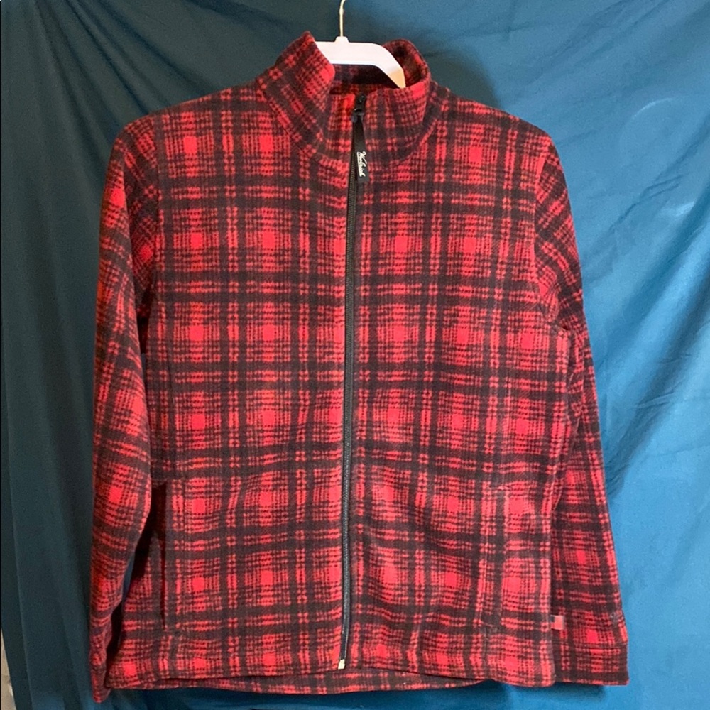 Woolrich Plaid Zip-Up Jacket